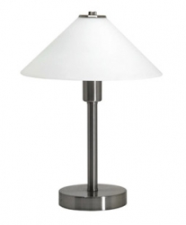 OHIO TABLE LAMP NICKLE OPAL MA - Click for more info